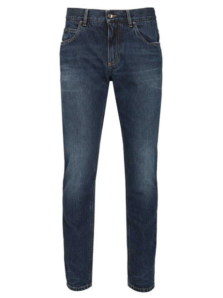 Dolce & Gabbana Denim Trousers - Blue