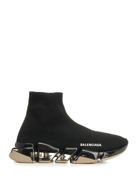 Balenciaga Sneaker Speed 2.0 Full Clear Sole - Black