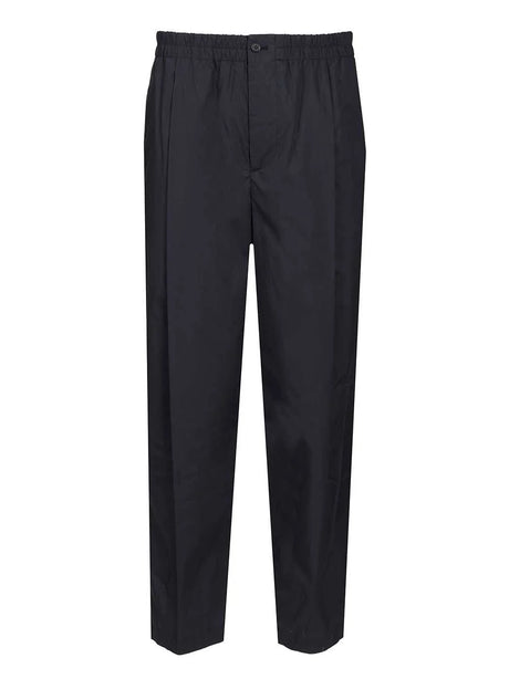 Giorgio Armani Elasticated Waist Trousers - Blue