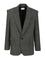 Saint Laurent Worsted Wool Jacket - Black