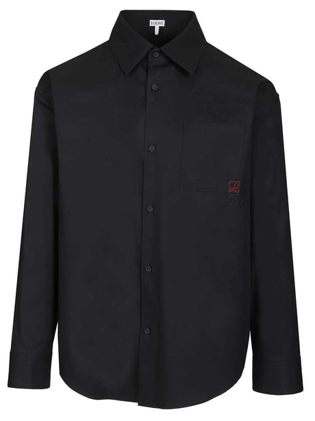 Loewe Cotton Twill Shirt - Blue