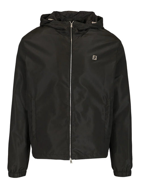 Fendi Black Technical Fabric Blouson