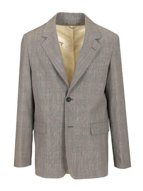 Golden Goose Prince Of Wales Wool Jacket - Grey