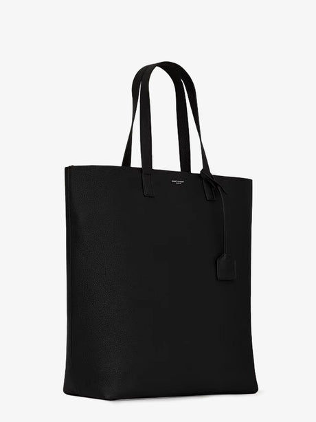 Saint Laurent North/South leather tote bag - Nero