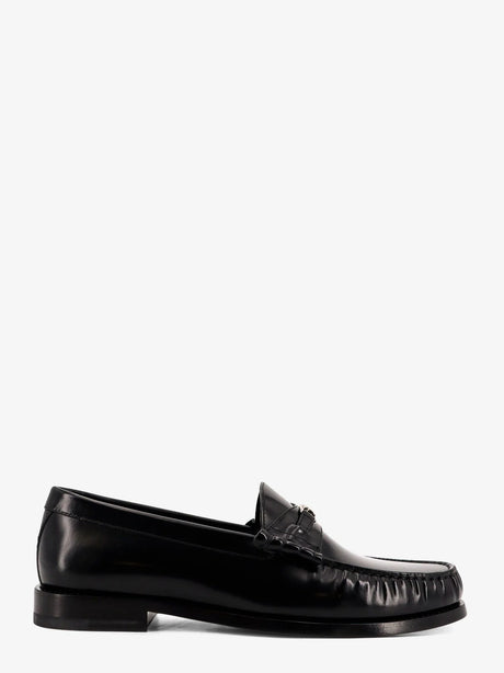 Celine Celine Luco leather loafers - Black / Silver