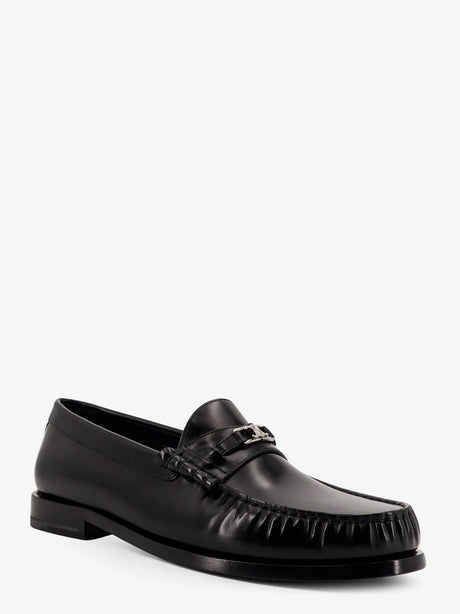 Celine Celine Luco leather loafers - Black / Silver