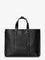 Gucci GG Emblem  leather shopping bag with embossed GG motif - Black