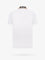 Burberry Cotton polo shirt with Check collar detail - White