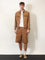 Gucci Canvas Jacket with GG details - Camel