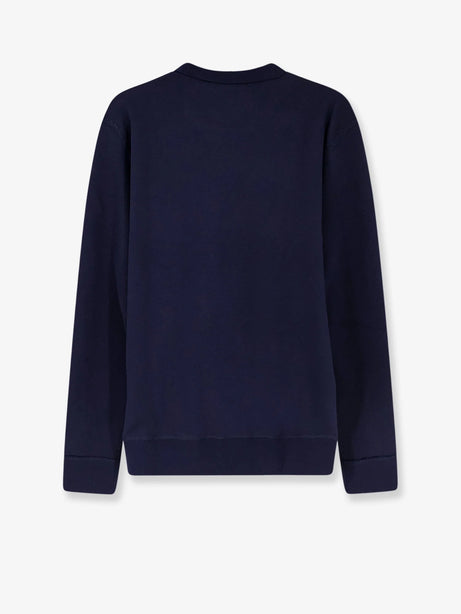 Polo Ralph Lauren Cotton blend sweatshirt with front embroidered logo - Aviator Navy