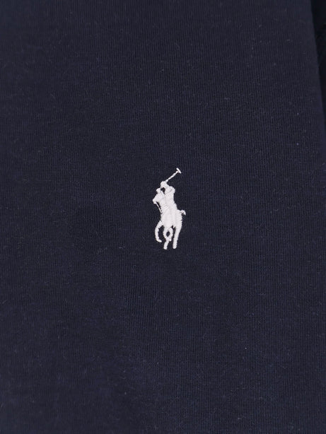 Polo Ralph Lauren Cotton blend sweatshirt with front embroidered logo - Aviator Navy