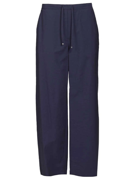 Loewe Paula'S Ibiza Cotton Blend Drawstring Pants - Blue