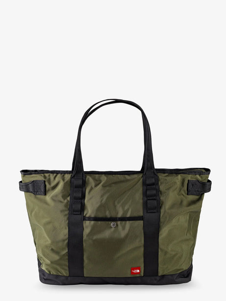The North Face Nylon shoulder bag with logo label on the bottom - New Taupe Green