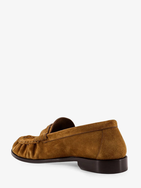 Saint Laurent Le Loafer 15 suede loafer - Cuoio