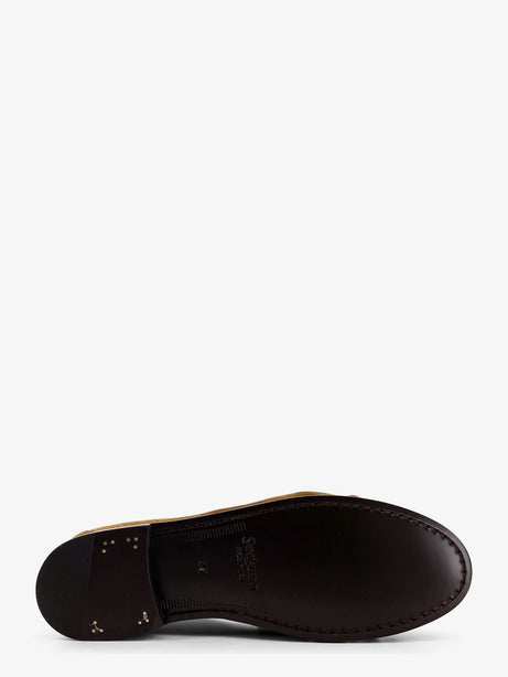 Saint Laurent Le Loafer 15 suede loafer - Cuoio
