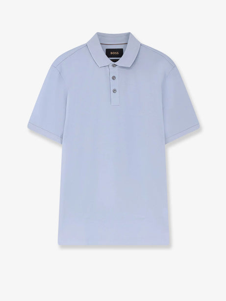 Boss Perry cotton polo shirt - Open Blue