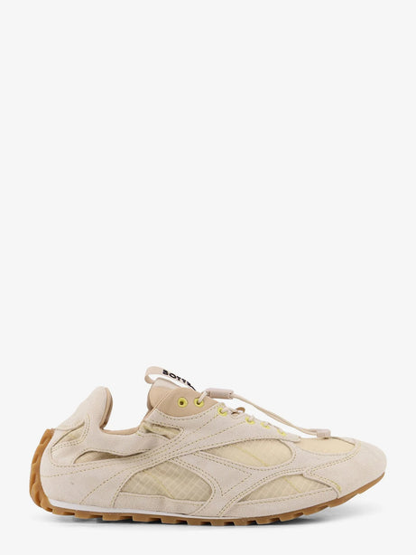 Bottega Veneta Orbit Flash suede and nylon sneakers - String/Tufo