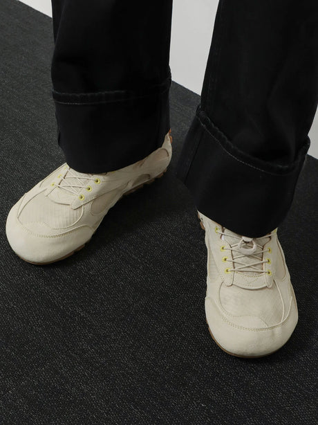 Bottega Veneta Orbit Flash suede and nylon sneakers - String/Tufo