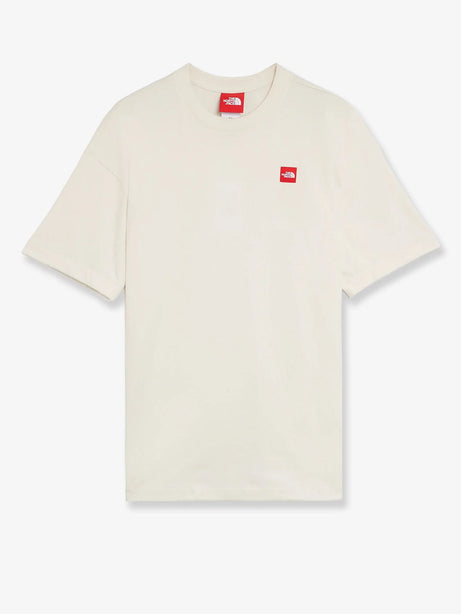 The North Face Cotton T-shirt with front logo patch - Whitedune