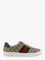 Gucci Ace Supreme GG fabric low-top sneakers - Ebony Green