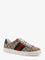Gucci Ace Supreme GG fabric low-top sneakers - Ebony Green