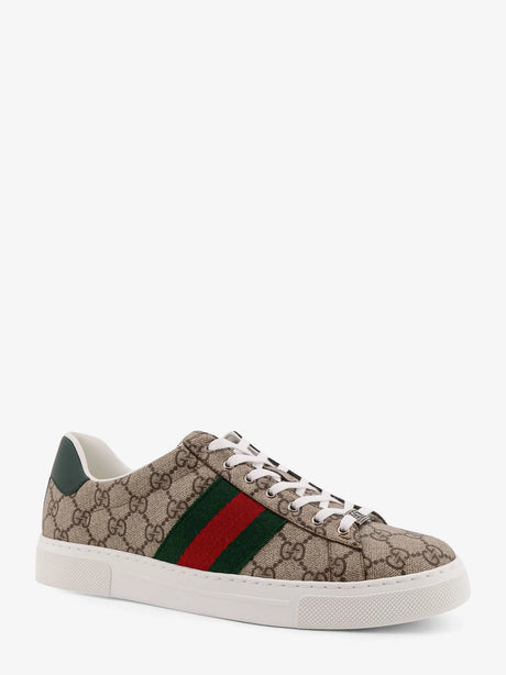Gucci Ace Supreme GG fabric low-top sneakers - Ebony Green