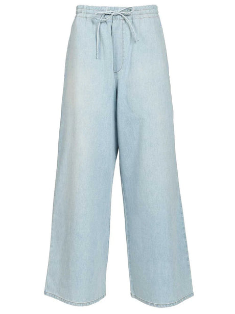 Loewe Paula'S Ibiza Drawstring Trousers - Sky Blue