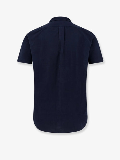 Polo Ralph Lauren Cotton shirt with front embroidered logo - Aviator Navy