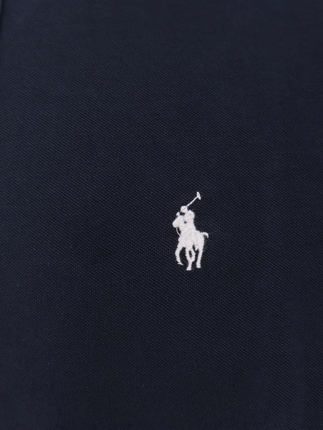 Polo Ralph Lauren Cotton shirt with front embroidered logo - Aviator Navy