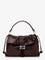 Fendi Fendi Flux Maxi Messenger leather shoulder bag - Chocolate+Palladio