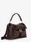 Fendi Fendi Flux Maxi Messenger leather shoulder bag - Chocolate+Palladio