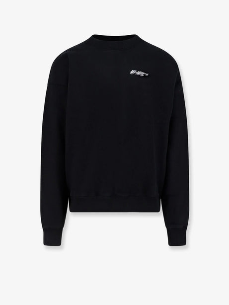 Off White Cotton sweatshirt - Black