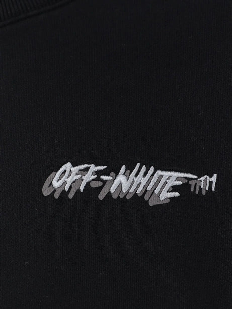 Off White Cotton sweatshirt - Black