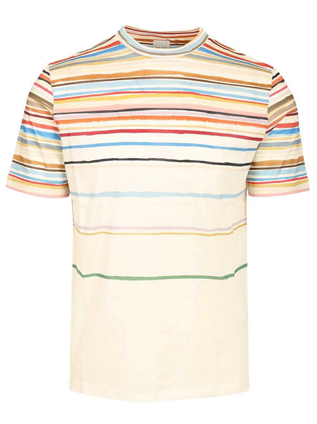 Paul Smith Striped T-Shirt - White