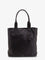 Tom Ford Leather shopping bag with logo lettering on the bottom - Black