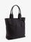 Tom Ford Leather shopping bag with logo lettering on the bottom - Black
