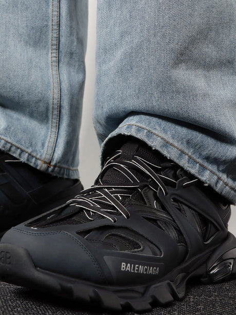 Balenciaga Track nylon and mesh sneakers - Black