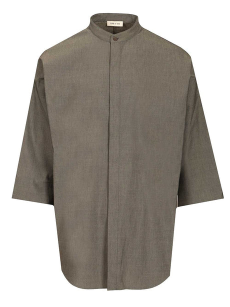 Fear Of God Mandarin Shirt - Grey