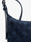 Bottega Veneta Traveler suede shoulder bag - Neptune-Silver