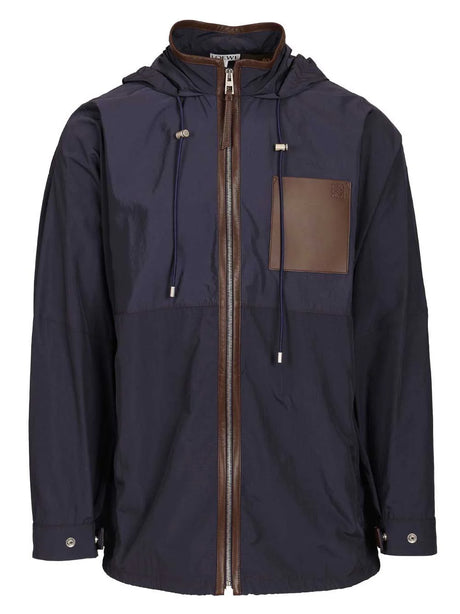 Loewe Paula'S Ibiza Technical Fabric Hooded Jacket - Blue