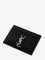 Saint Laurent Cassandre leather card holder - Nero