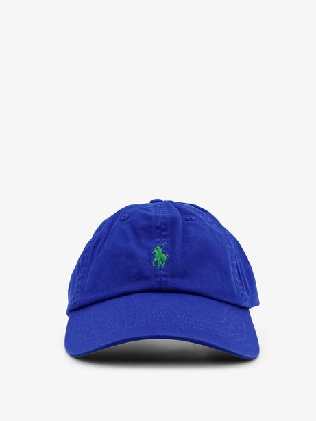 Polo Ralph Lauren Cotton hat with embroidered logo on the front - Pacific Royal