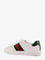 Gucci Ace low-top leather sneakers - Gr Whi  Green Ace