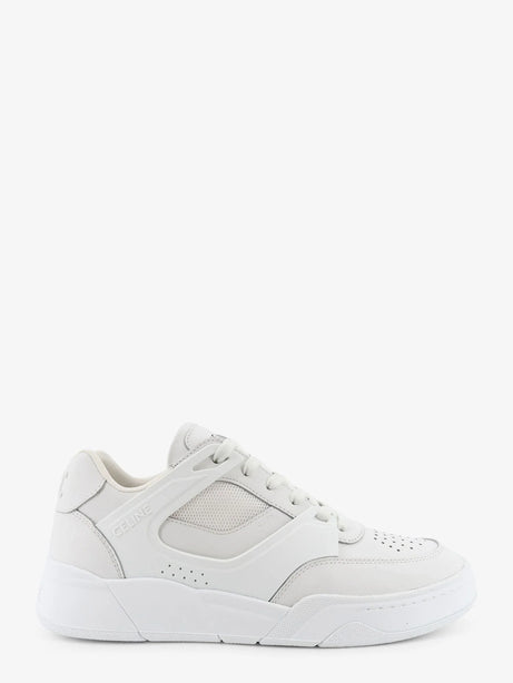 Celine CT-09 leather sneakers with mesh inserts - Opticwhite