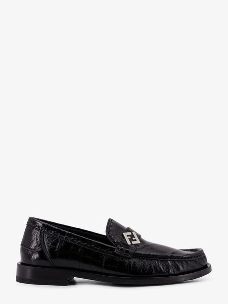 Fendi Missina leather loafers - Nero