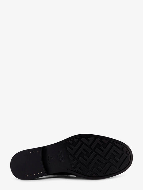 Fendi Missina leather loafers - Nero