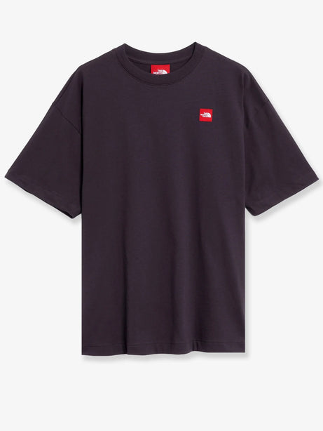 The North Face Cotton T-shirt with logo patch on the front - Grey