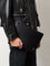 Saint Laurent Leather clutch with Monogram detail - Nero