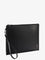 Saint Laurent Leather clutch with Monogram detail - Nero