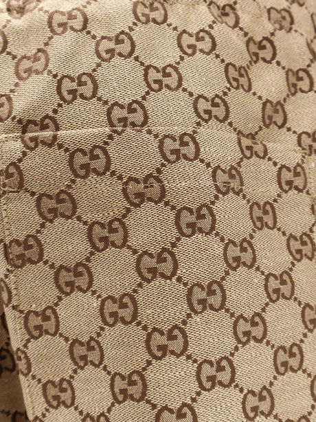Gucci GG Supreme Fabric shorts - Camel Ebony